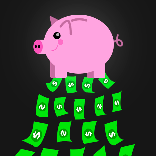 PiggyBank Money Clicker Starter Piggy - Level 1 - PiggyBank Money Clicker evolution stage 1 in Piggy Money Clicker game